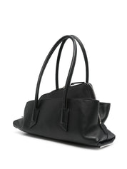 La Passeggiata Small Black Shoulder Bag — The Attico