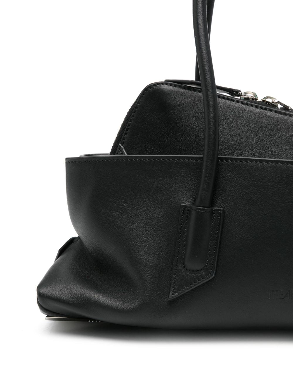 La Passeggiata Small Black Shoulder Bag — The Attico