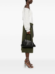 La Passeggiata Small Black Shoulder Bag — The Attico