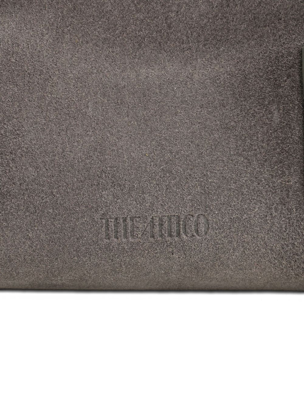 Grey leather shoulder bag — The Attico La Passeggiata