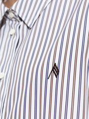 The Attico Shirts MultiColour striped cotton