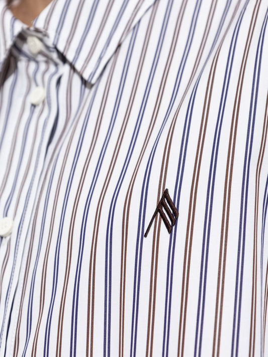 The Attico MultiColour Striped Cotton Shirt