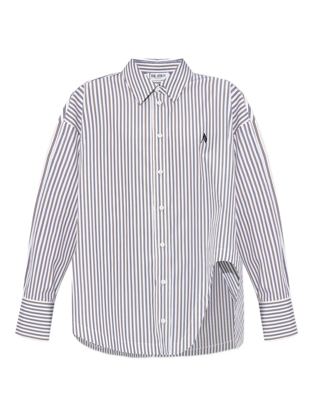 The Attico Shirts MultiColour striped cotton