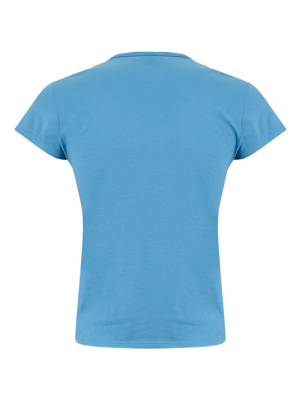 Le t-shirt Attico en jersey bleu clair