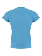 Le t-shirt Attico en jersey bleu clair