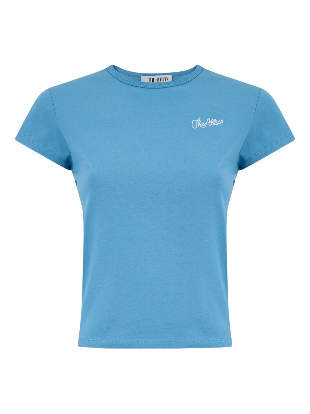 Le t-shirt Attico en jersey bleu clair