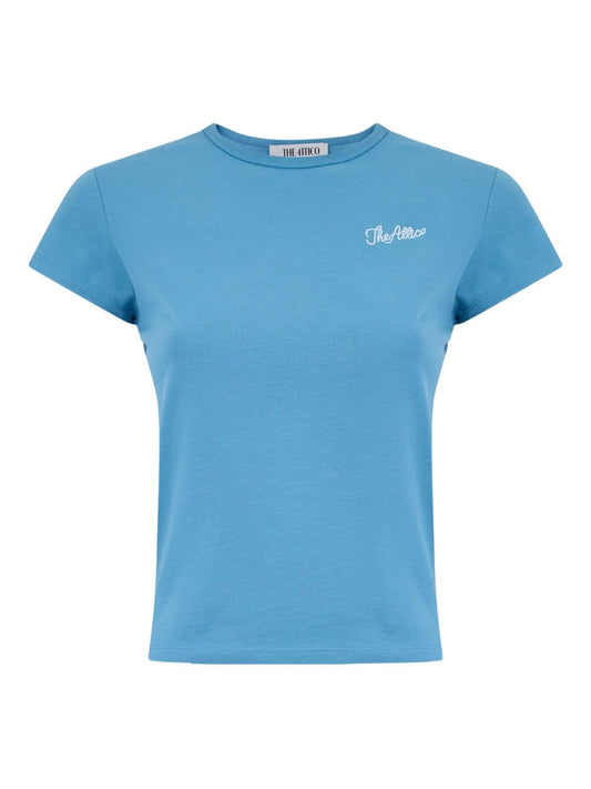 Clear Blue Jersey T‑shirt — The Attico