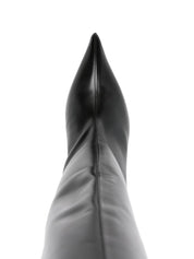 The Attico Boots — Black Leather Boots