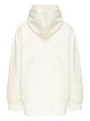 S Max Mara Ivory Hoodie — Cashmere-Soft Sweater