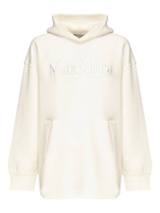 S Max Mara Ivory Hoodie — Cashmere-Soft Sweater
