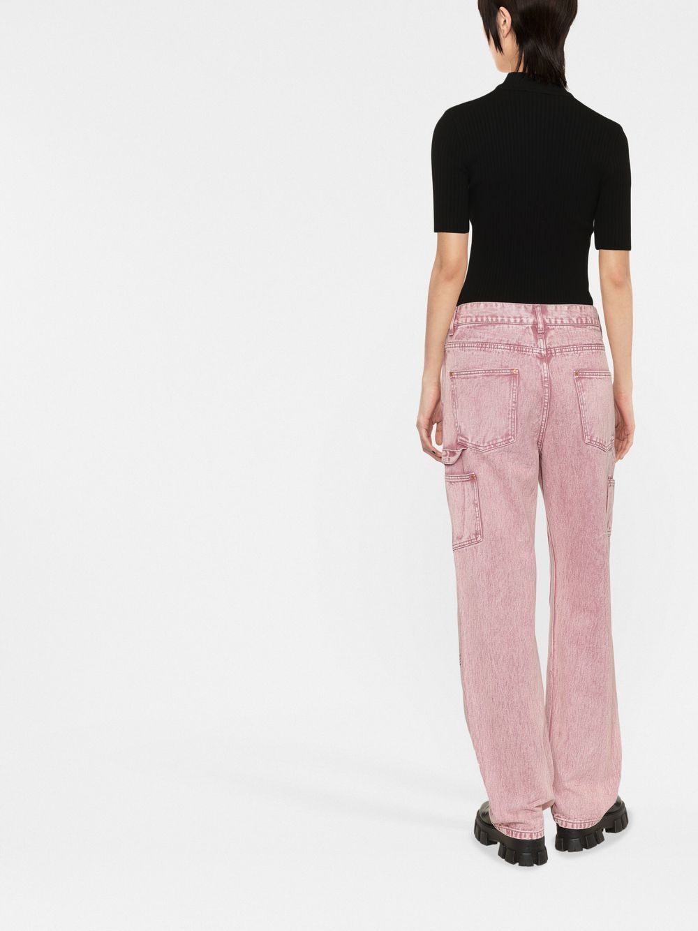 COURRÈGES RE-EDITION Sweaters Black — Silk & Nylon Logo Knit