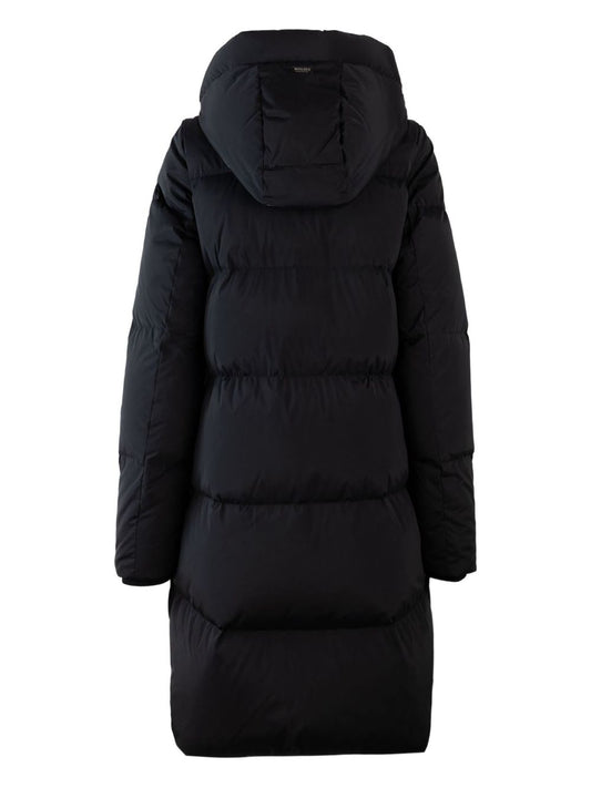Black Kelly Long Down Jacket — Woolrich