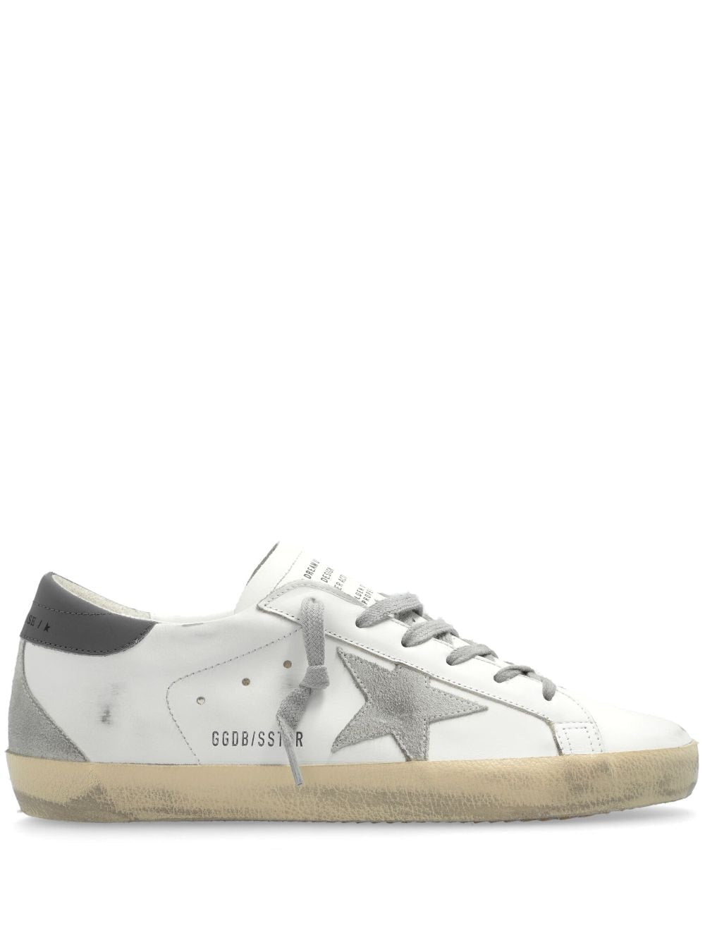 Baskets Golden Goose en cuir gris