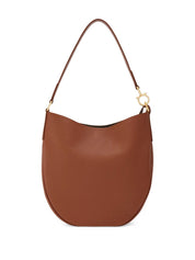 Sacs Ferragamo. Sac hobo moyen en cuir marron