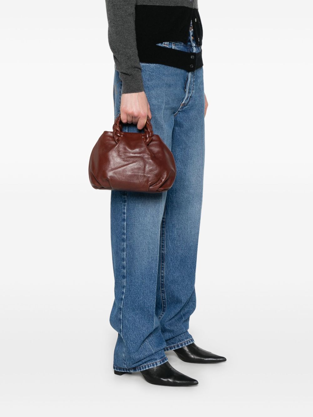 Sacs Hereu HEREU.. Sac à main en cuir marron