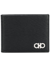 Ferragamo Wallets Black trifold leather