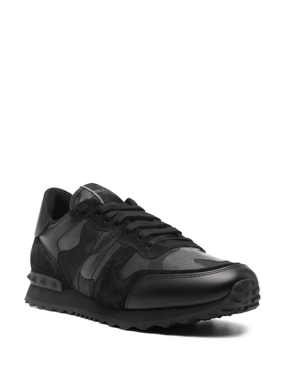 Zapatillas Valentino Garavani de piel de becerro negra