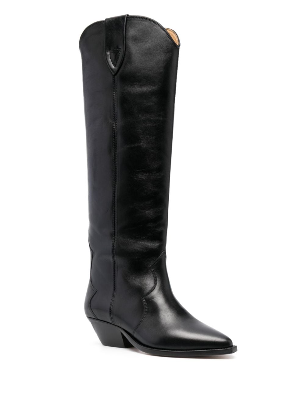Isabel Marant Boots Black — Silk & Nylon Denvee Boots
