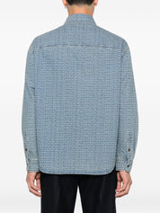 Emporio Armani Blue Shirt — Denim Cotton Elegance