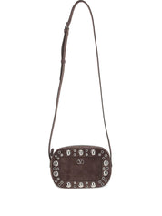 Bolsos Valentino Garavani.. Bolso para cámara de ante marrón