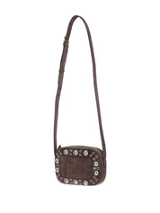 Bolsos Valentino Garavani.. Bolso para cámara de ante marrón