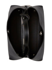 Tod'S Bags Black silk nylon micro leather shopping bag