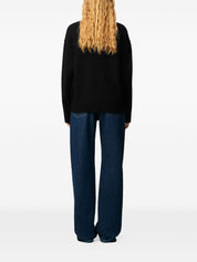 Ami Paris Sweaters Black wool crew neck