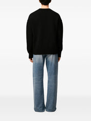 Ami Paris Sweaters Black wool crew neck