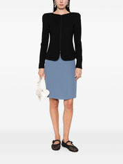 Emporio Armani Jackets Black cotton blend blazer