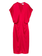 Stella McCartney Dresses Red satin midi dress
