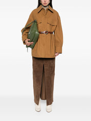 Stella McCartney Jackets Beige faux suede overshirt