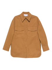 Stella McCartney Jackets Beige faux suede overshirt