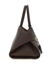 Sacs Ferragamo Petit sac fourre-tout en cuir marron