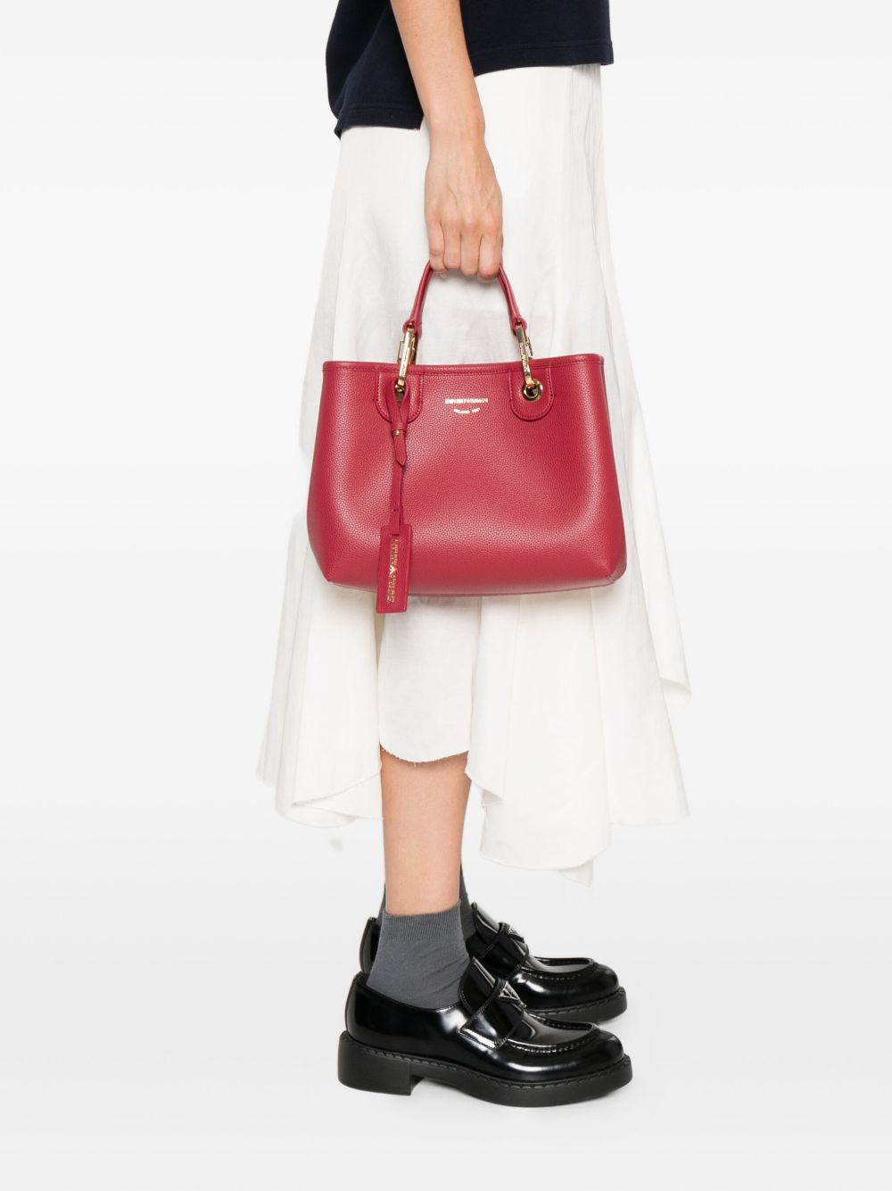 Emporio Armani Bags.. Bordeaux small shopping bag