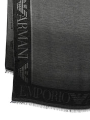 Emporio Armani Scarfs Black