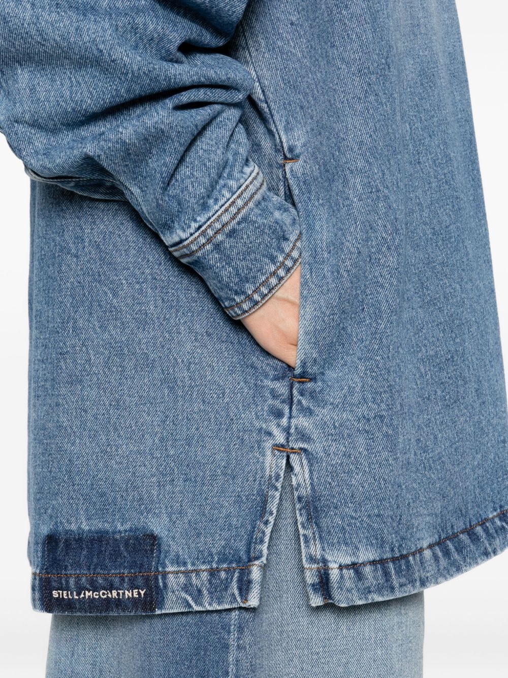 Stella McCartney Shirts Blue cotton shirt