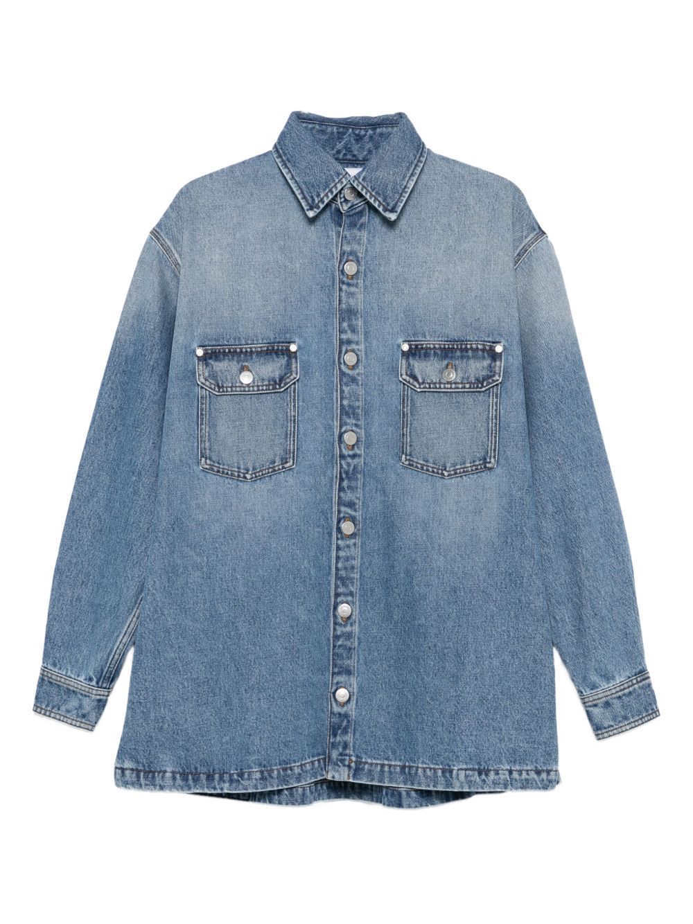 Stella McCartney Shirts Blue cotton shirt
