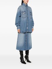 Stella McCartney Shirts Blue cotton shirt