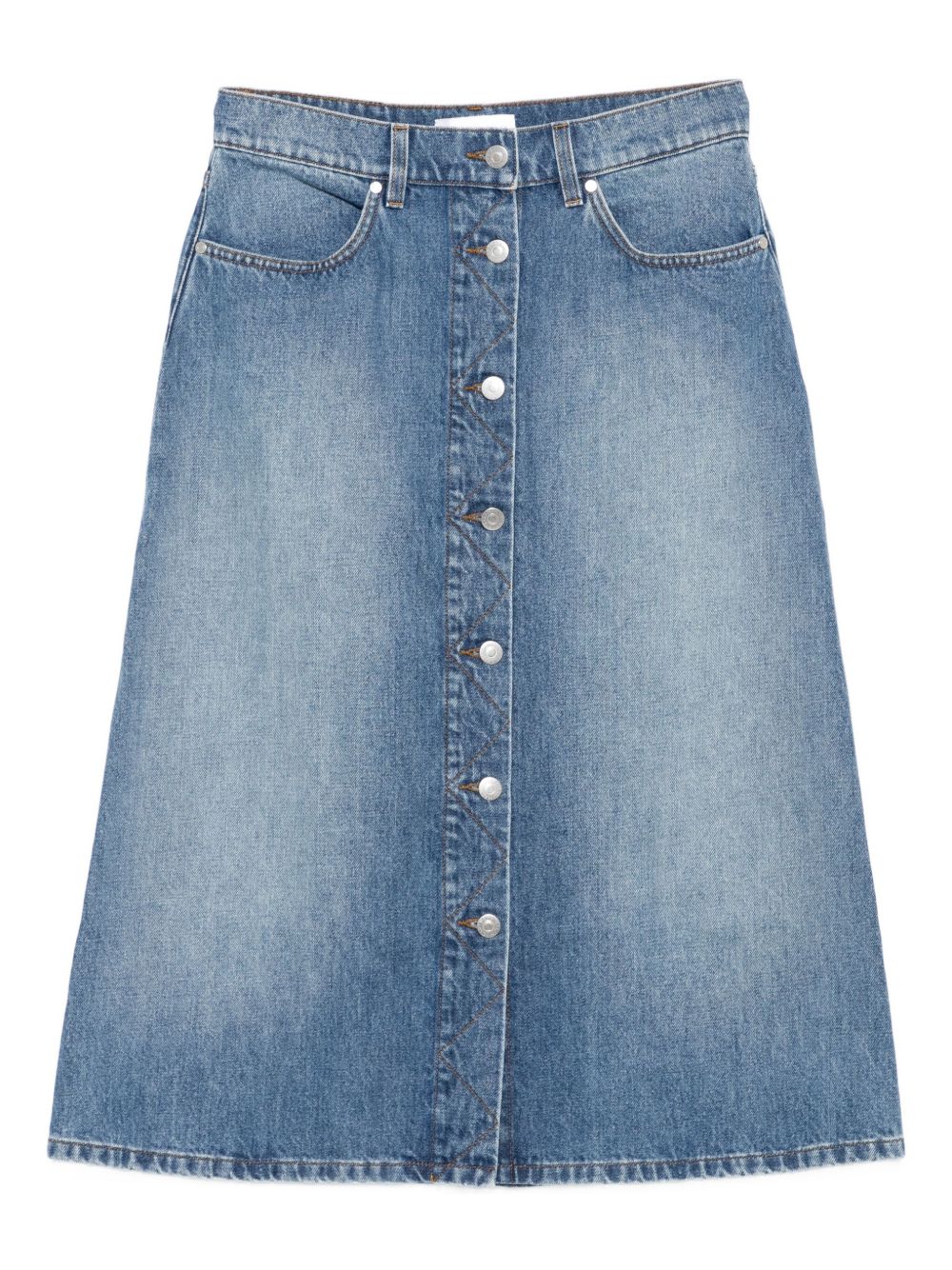 Jupes Stella McCartney Jupe midi en jean bleu