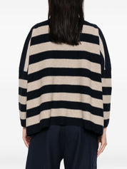 Blue Wool Boat‑Neck Sweater — Daniela Gregis