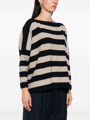Blue Wool Boat‑Neck Sweater — Daniela Gregis