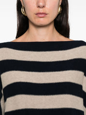 Blue Wool Boat‑Neck Sweater — Daniela Gregis