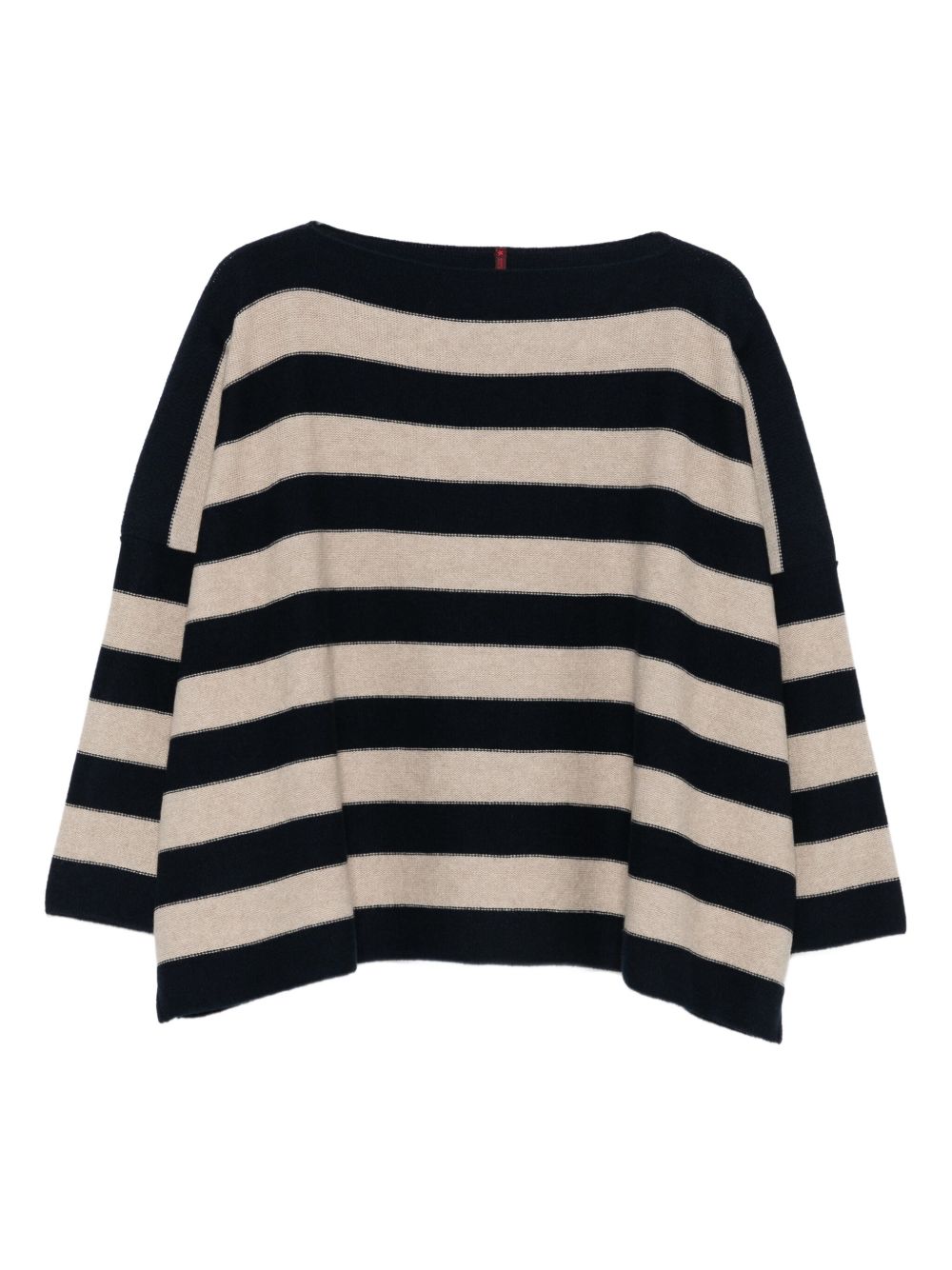 Blue Wool Boat‑Neck Sweater — Daniela Gregis