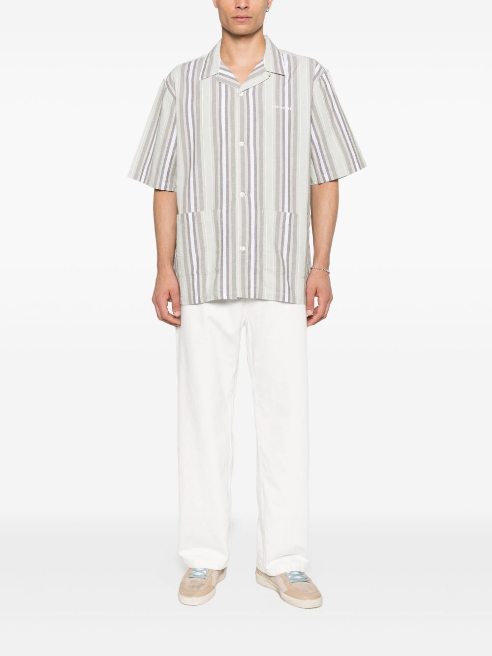 Carhartt WIP Pre Jeans White — Silk & Nylon Men's Jeans