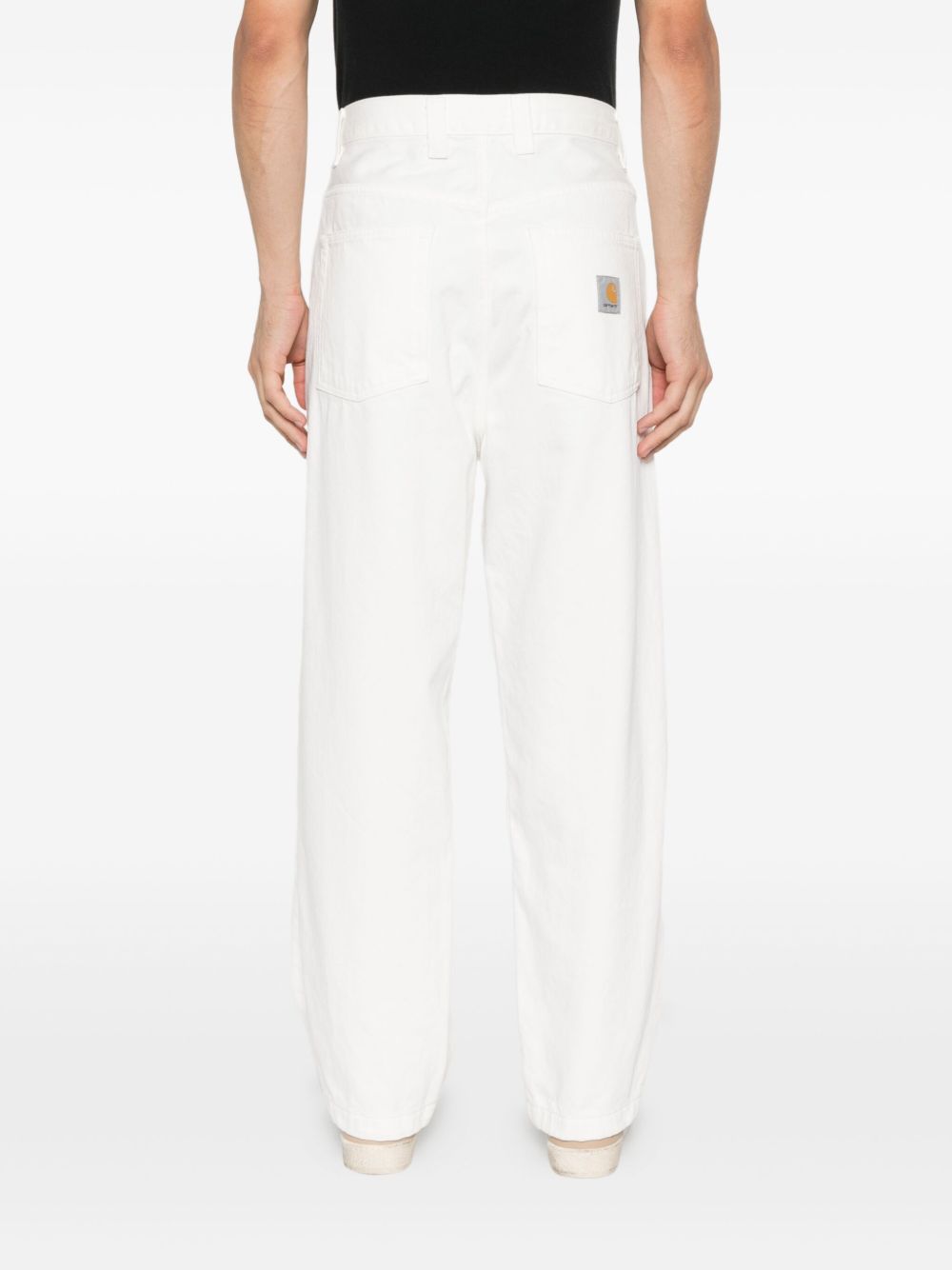 Carhartt WIP Pre Jeans White — Silk & Nylon Men's Jeans