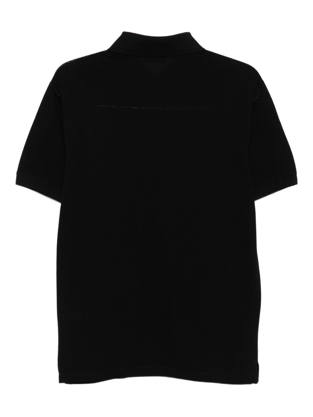 Emporio Armani T-shirts and Polos Black cotton polo