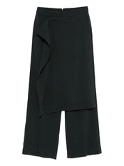 Ami Paris Trousers Grey wool layered design