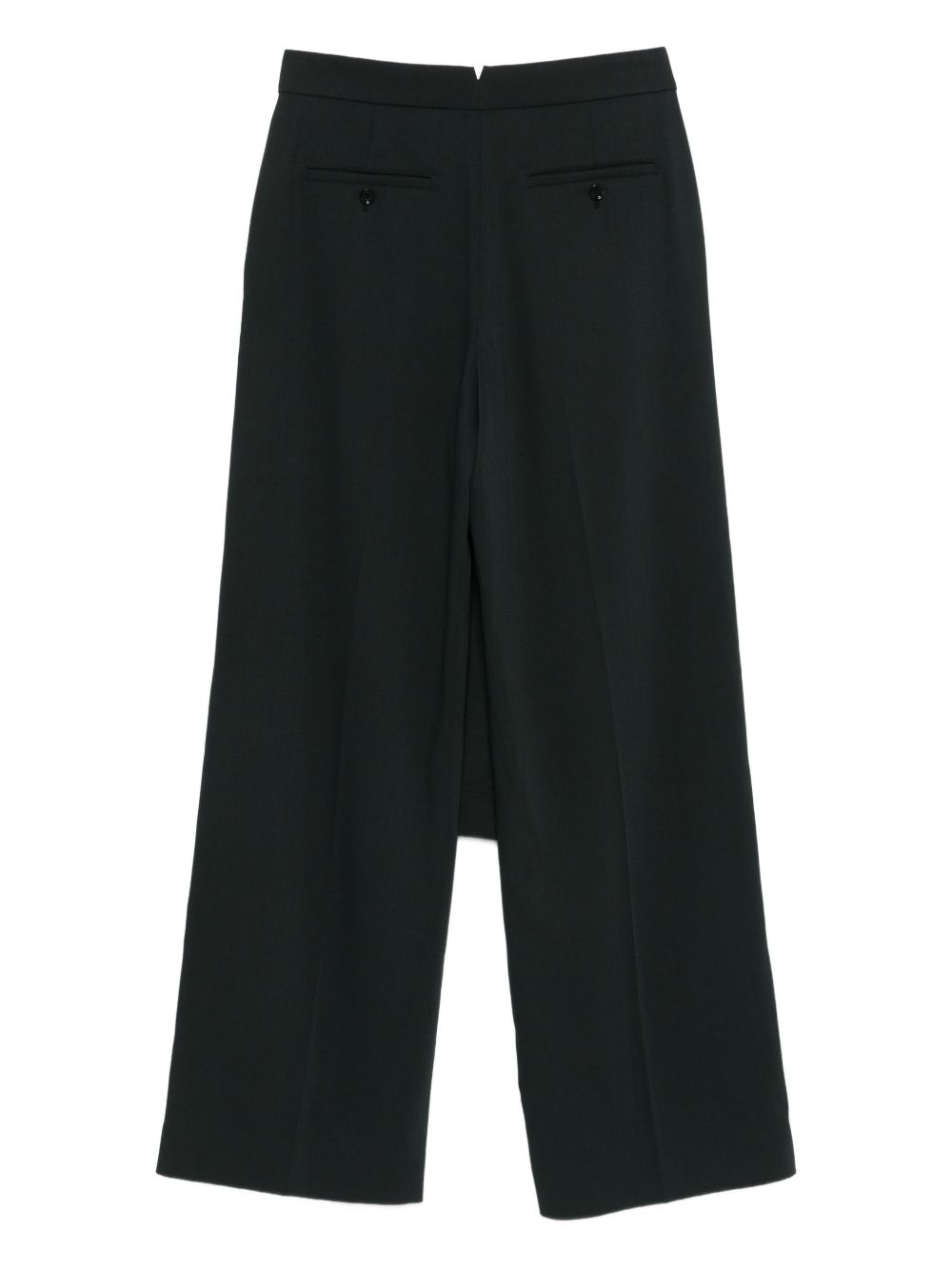 Ami Paris Trousers Grey wool layered design