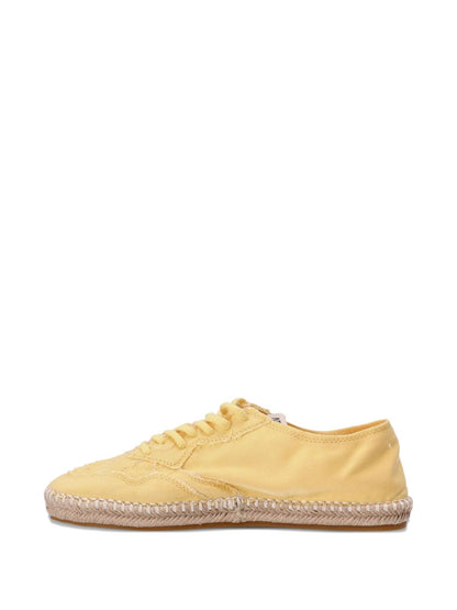 AUTRY Sneakers Yellow — Women's Canvas Sneakers
