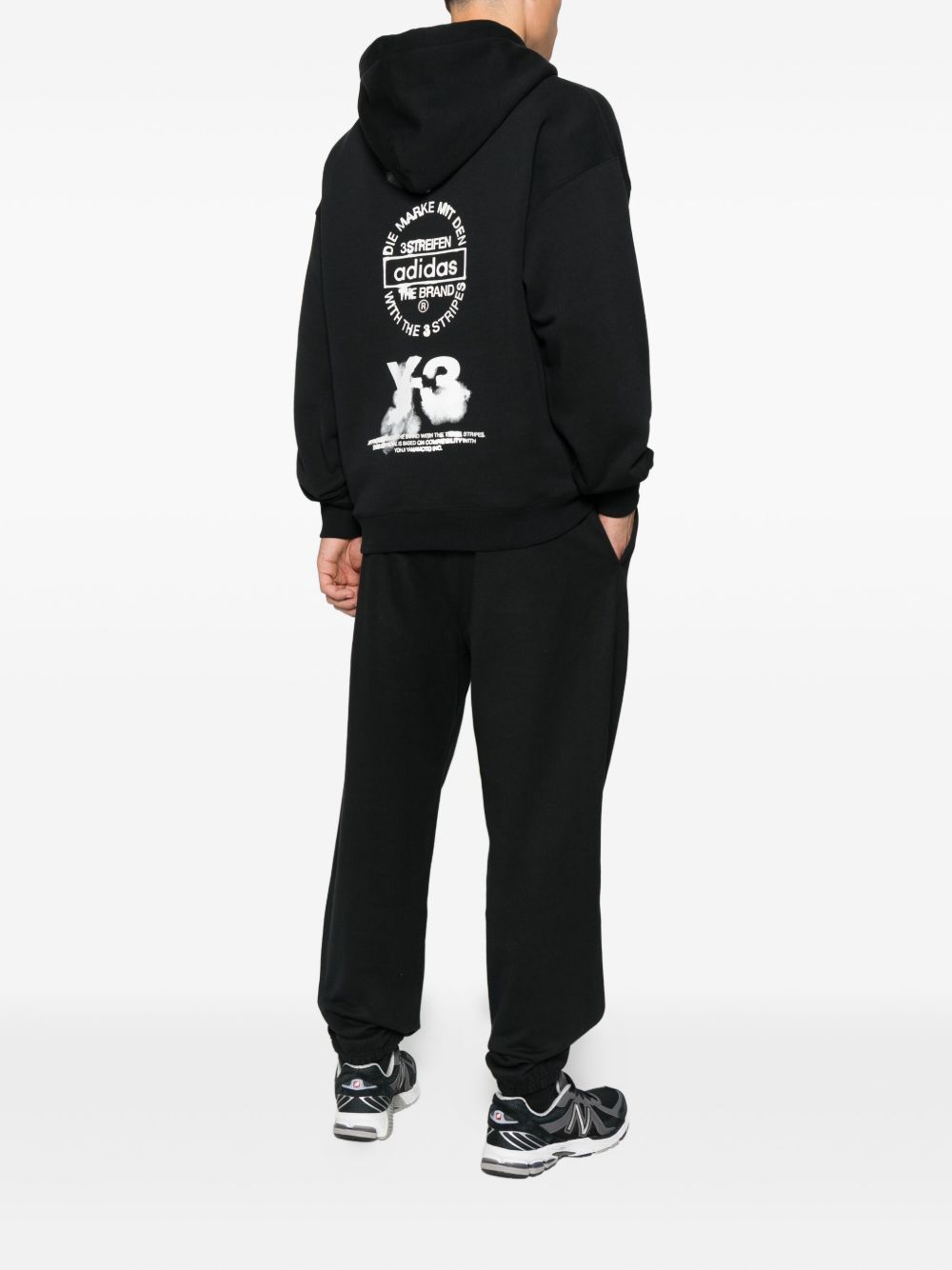 Suéteres Y-3 Sudadera con capucha de algodón negra